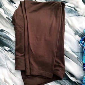 VGUC Time & Tru 3XL chocolate brown leggings